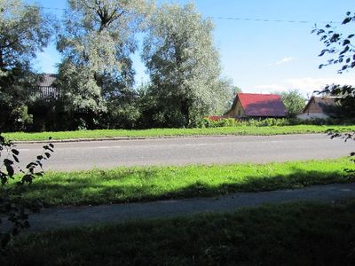 3. The path that leads to the cemetery is opposite these houses
