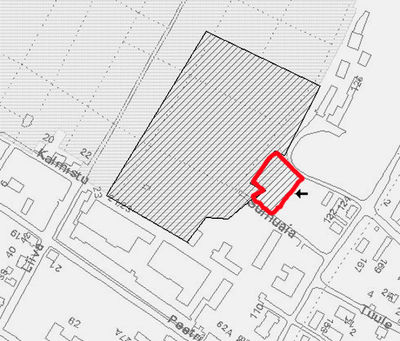 1.0 Plan of the old cemetery.
