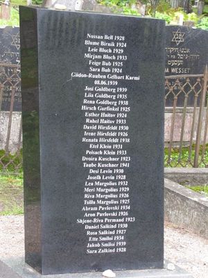 To Pärnu children murdered by nazis
