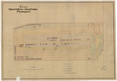 5. 1921 - Plan of the Tallinn Jewish cemetery in Rahumäe from 1921.
