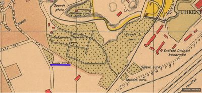 3. Cemetery on the 1922 map
