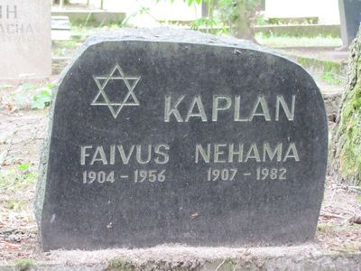 Kaplan Faivus and Nechama
