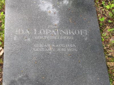 Lopatnikoff (Feitelberg) Ida
