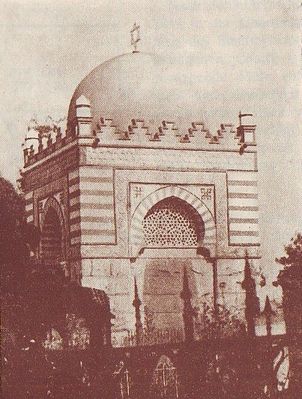 The tomb of Levinovitsch
S. Levinowitch (1839-1906) chapel at the old cemetery. Built in 1907, destroyed in 1960. From N. Gens book.

